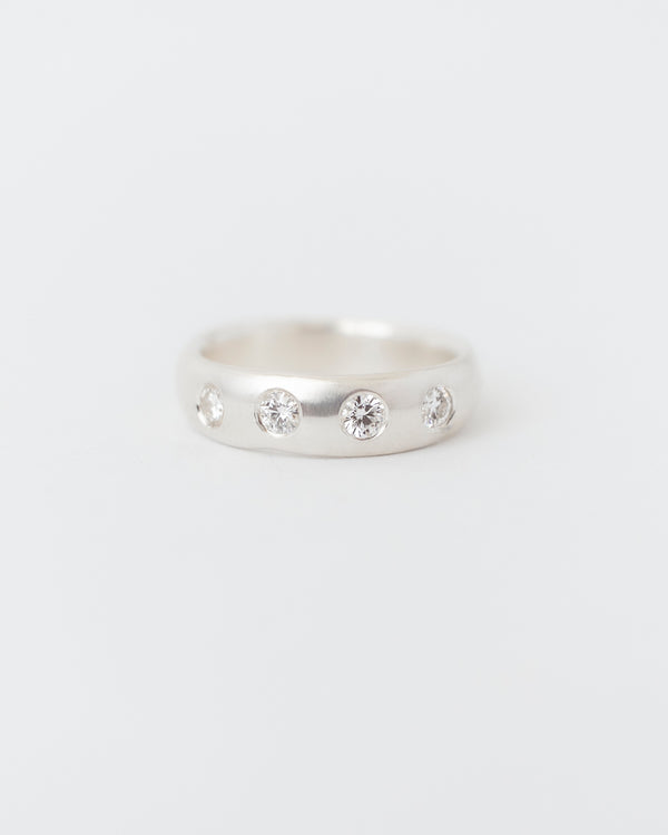 Lune Band Quatre White Gold
