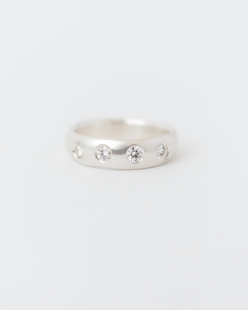 Lune Band Quatre White Gold