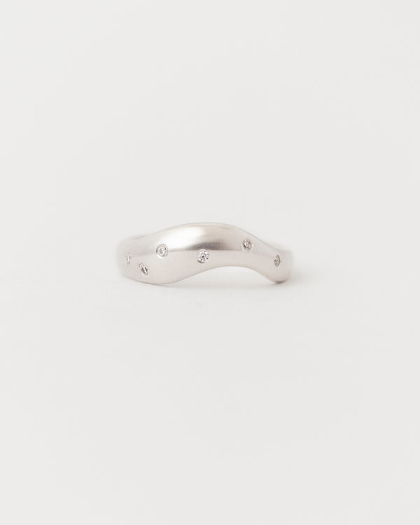 Aurore Wave Constellation White Gold
