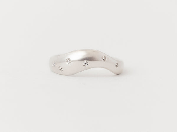 Aurore Wave Constellation White Gold