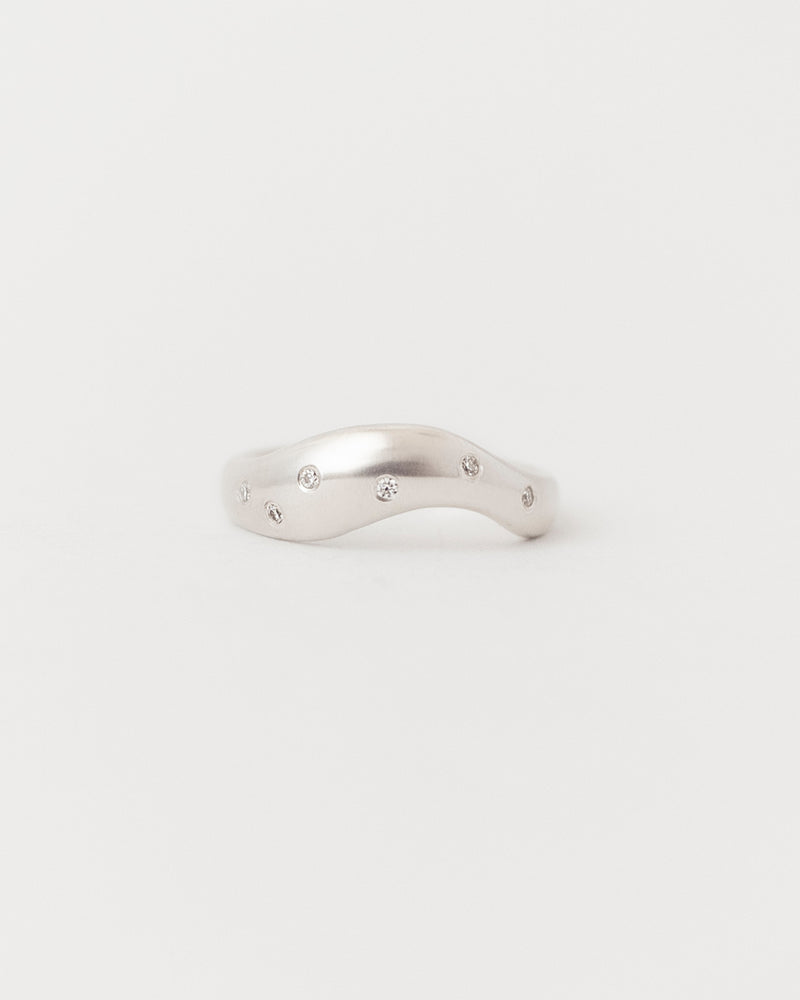 Aurore Wave Constellation White Gold