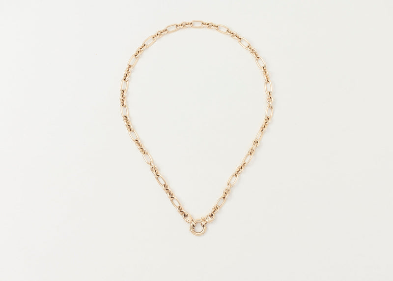 Chunky Mixed Links Belcher Chain Gold (6.5mm) - Ready to Ship