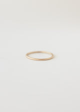 Fine stacking ring gold