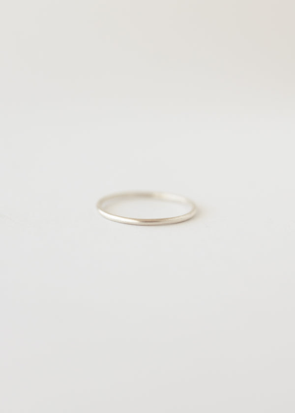 Fine stacking ring silver - wholesale