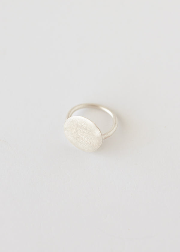 Mini moon ring silver - wholesale