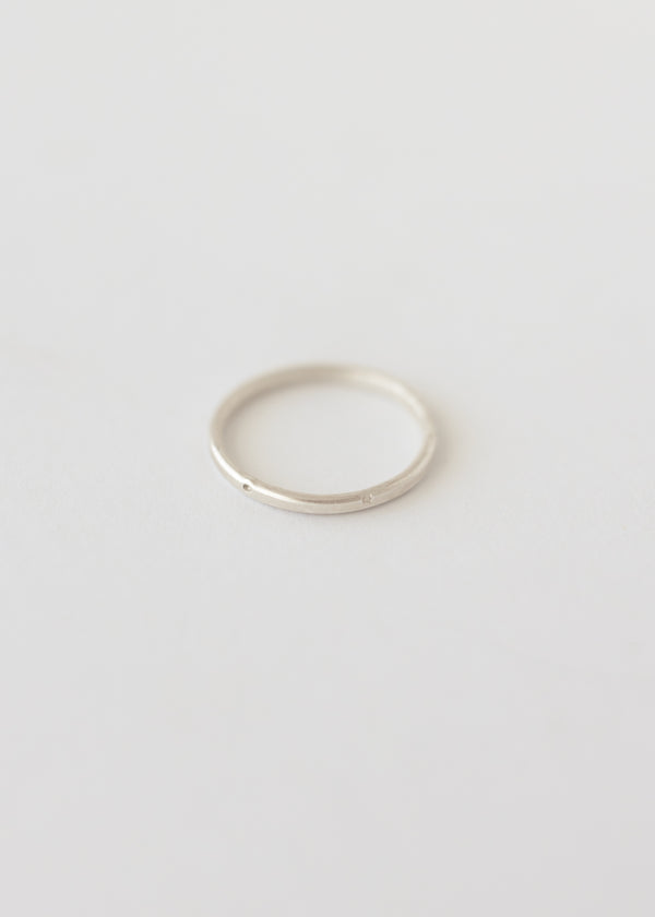 Daisy chain ring silver - wholesale