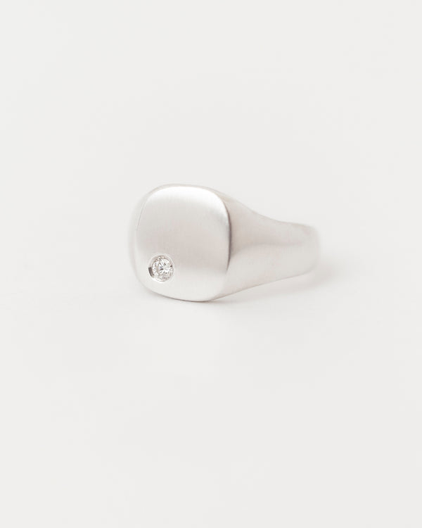 Nova Signet Mini Une White Gold