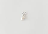 Coeur - Love Charm Pendant Plain Silver