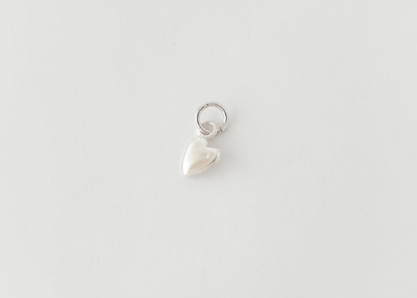 Coeur - Love Charm Pendant Plain Silver