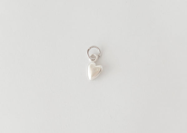 Coeur - Love Charm Pendant Plain Silver