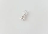Cerise - Cherry Charm Pendant Plain Silver - Ready to Ship