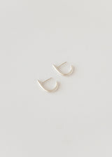 Baby J hoops silver - ready to ship