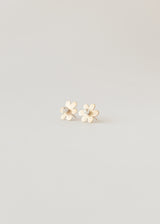 Marguerite studs gold - ready to ship