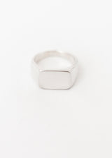 Ellipse Signet Silver