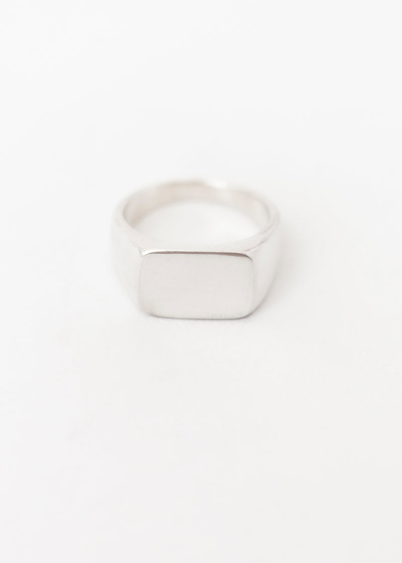 Ellipse Signet Silver