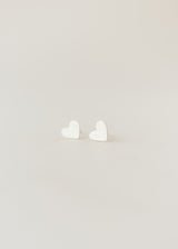 Mix + Match - one loveheart stud silver