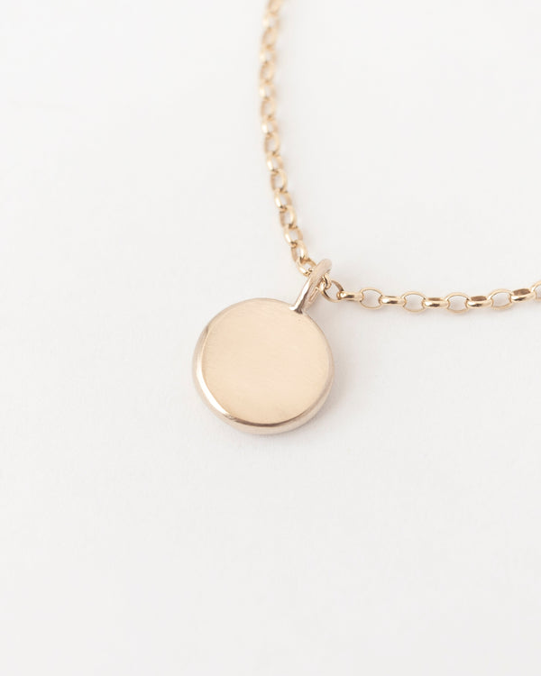 Lune Necklace Yellow Gold