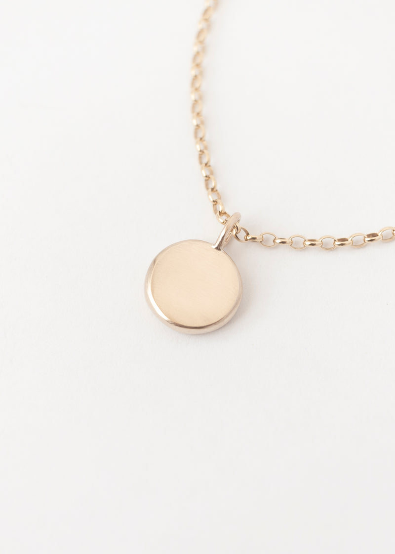 Lune Necklace Yellow Gold