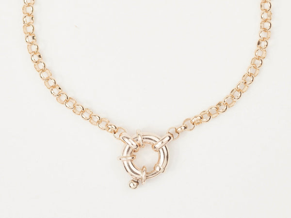 Bold Belcher Bracelet Gold (3.4mm) - Ready to Ship