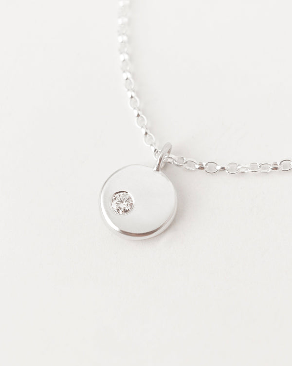 Lune Necklace Une Silver