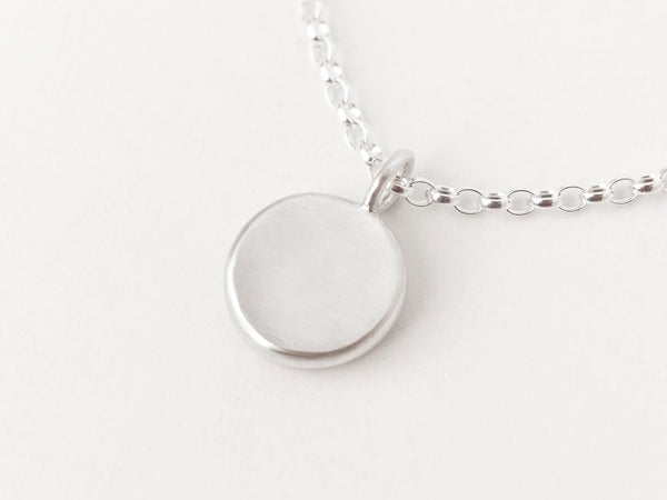 Lune Necklace White Gold