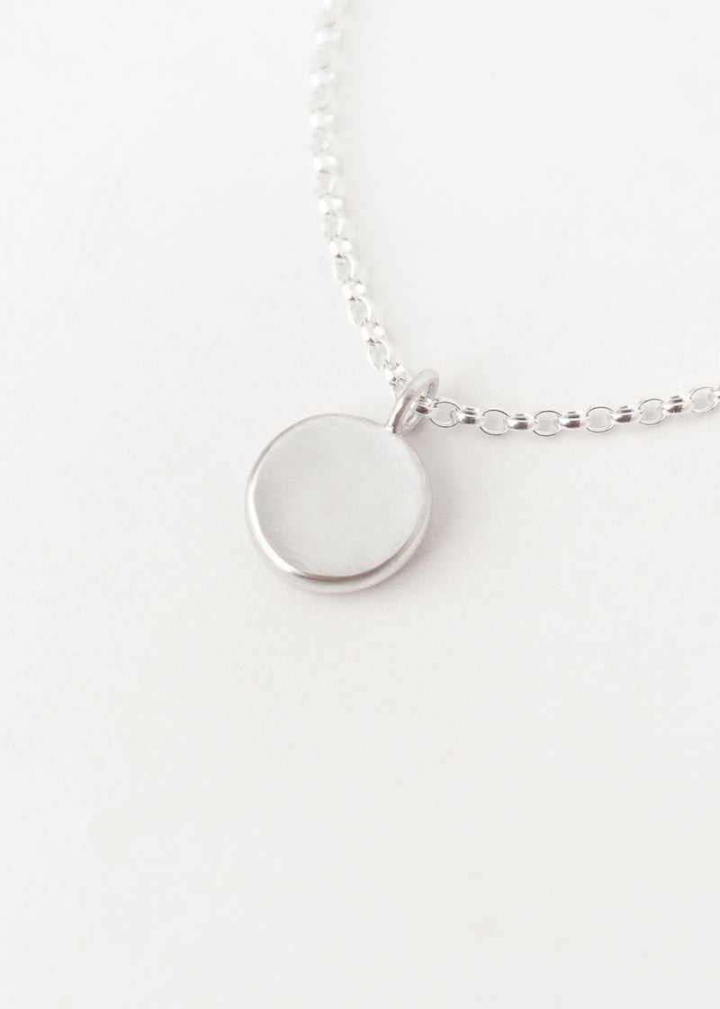 Lune Necklace White Gold