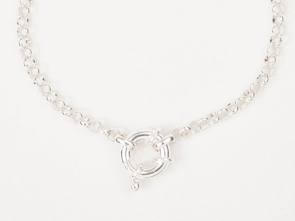 Bold Belcher Bracelet Silver (3.4mm)