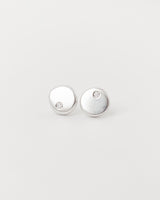 Lune Studs Une Silver