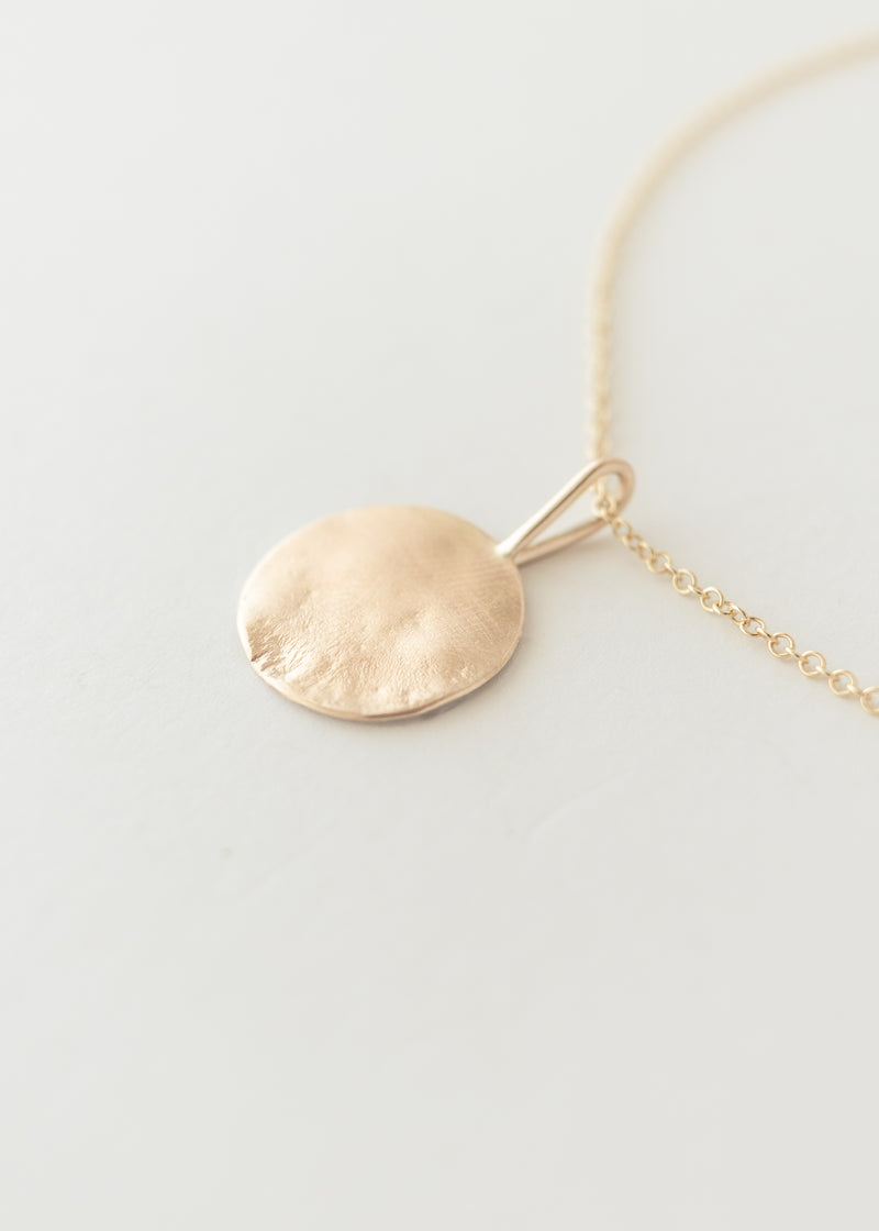 Gold moon necklace - ready to ship