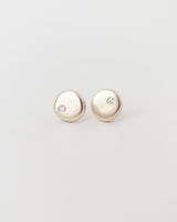 Lune Studs Une Yellow Gold