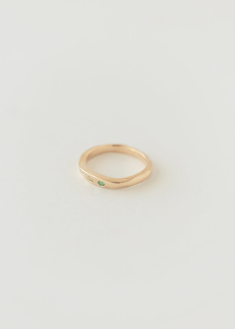 Fine multi-gemstone ring gold