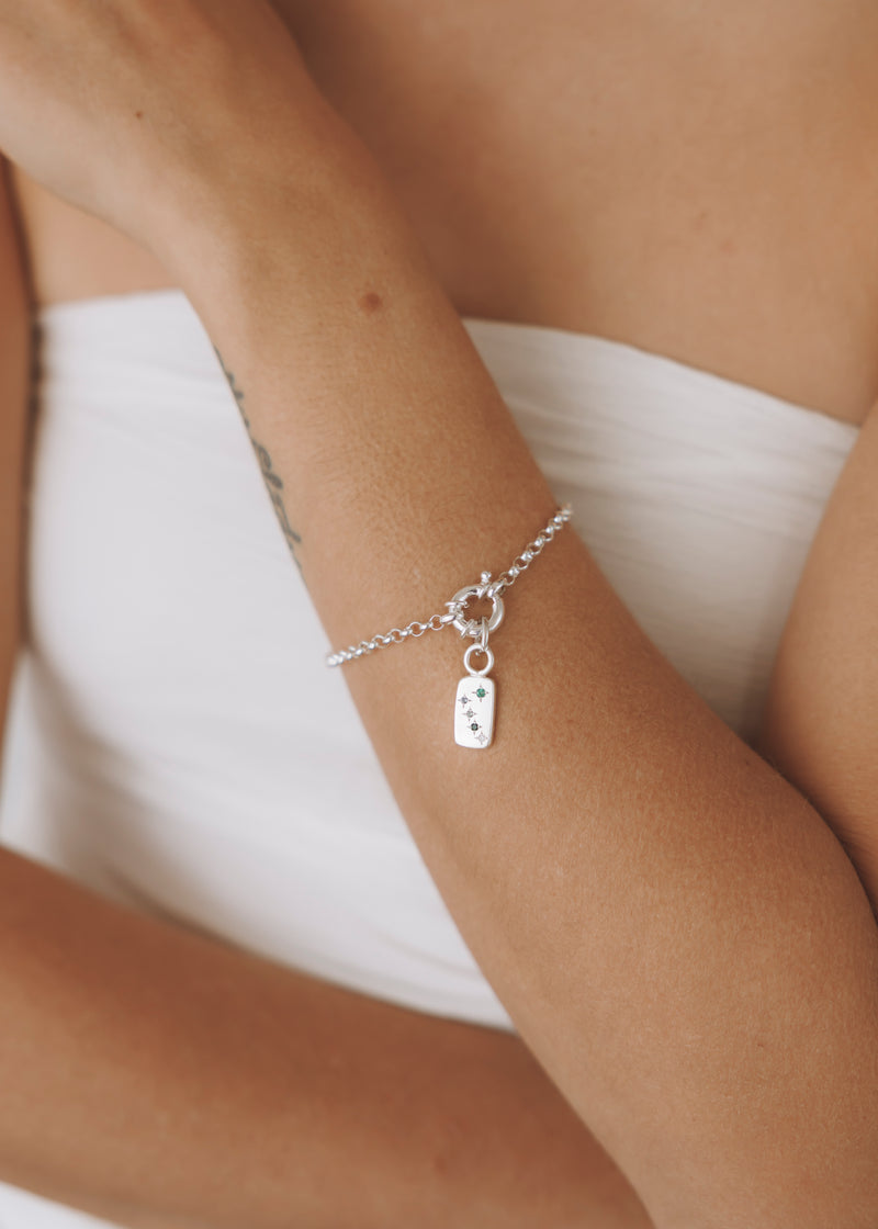 Constellation - Zodiac Charm Bracelet Silver