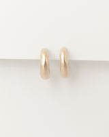 Lune Hoops Yellow Gold