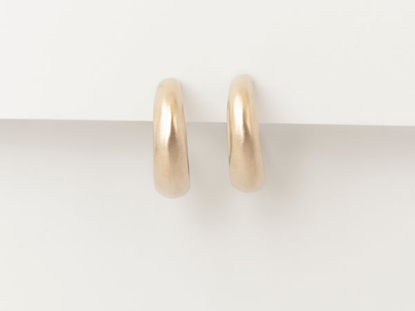 Lune Hoops Yellow Gold