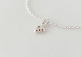 Coeur - Love Charm Necklace Gemstones Silver - Ready to Ship