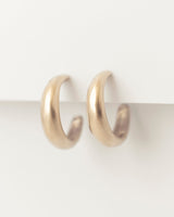 Lune Hoops Yellow Gold