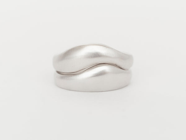 Aurore Plain Stack Silver