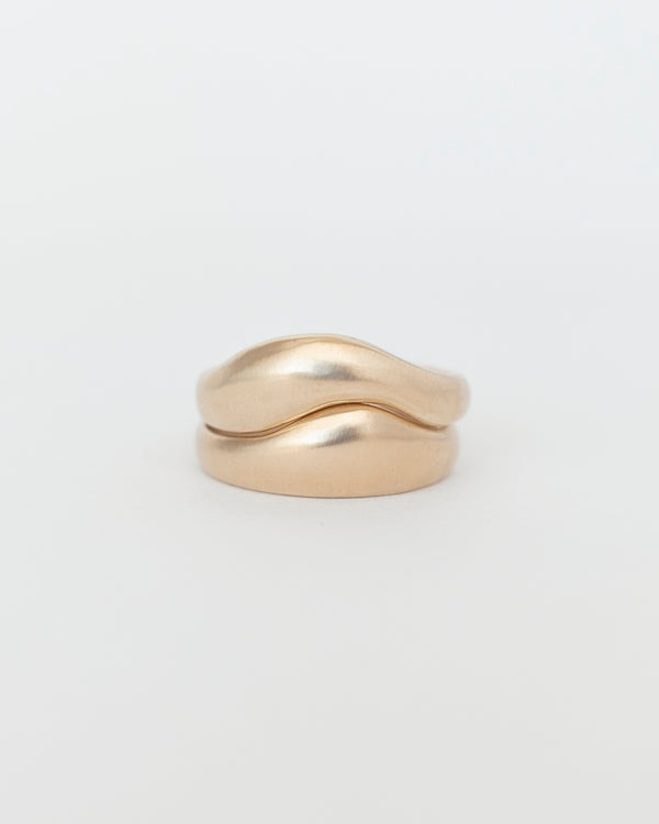 Aurore Plain Stack Yellow Gold