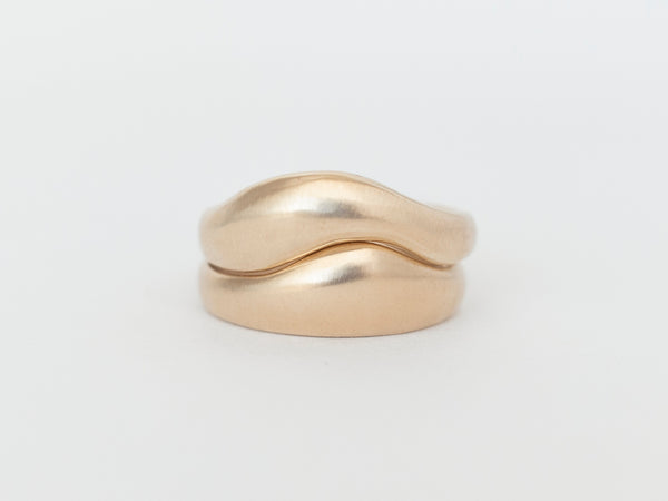 Aurore Plain Stack Yellow Gold