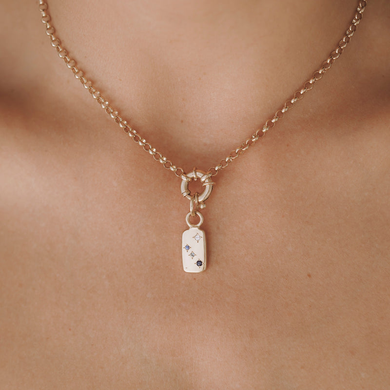 Constellation - Zodiac Charm Necklace Gold
