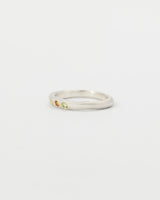 Fine multi gemstone ring silver