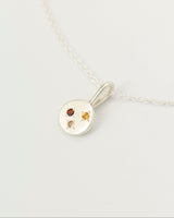 Celestial necklace silver