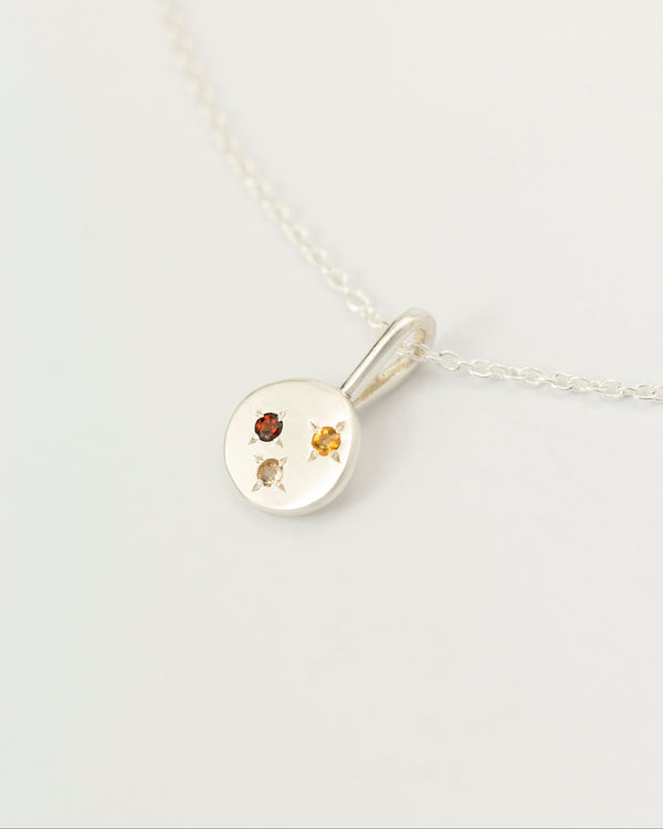 Celestial necklace silver