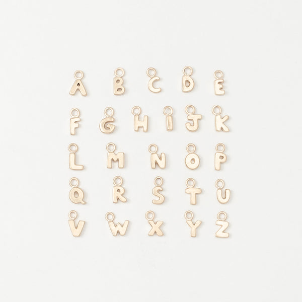 Letter Charm Gold - Ready to Ship