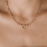 Chunky Mixed Links Belcher Chain Gold (6.5mm) - Ready to Ship