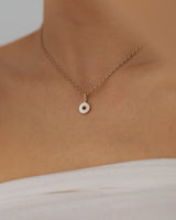 Birthstone necklace gold