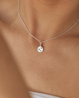 Celestial colourway necklace silver