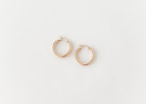 Chunky Italian hoops gold - ready to ship