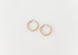 Chunky Italian hoops gold - ready to ship