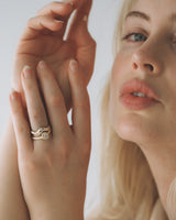 Néve petite Solitaire - Oval Diamond - Yellow Gold